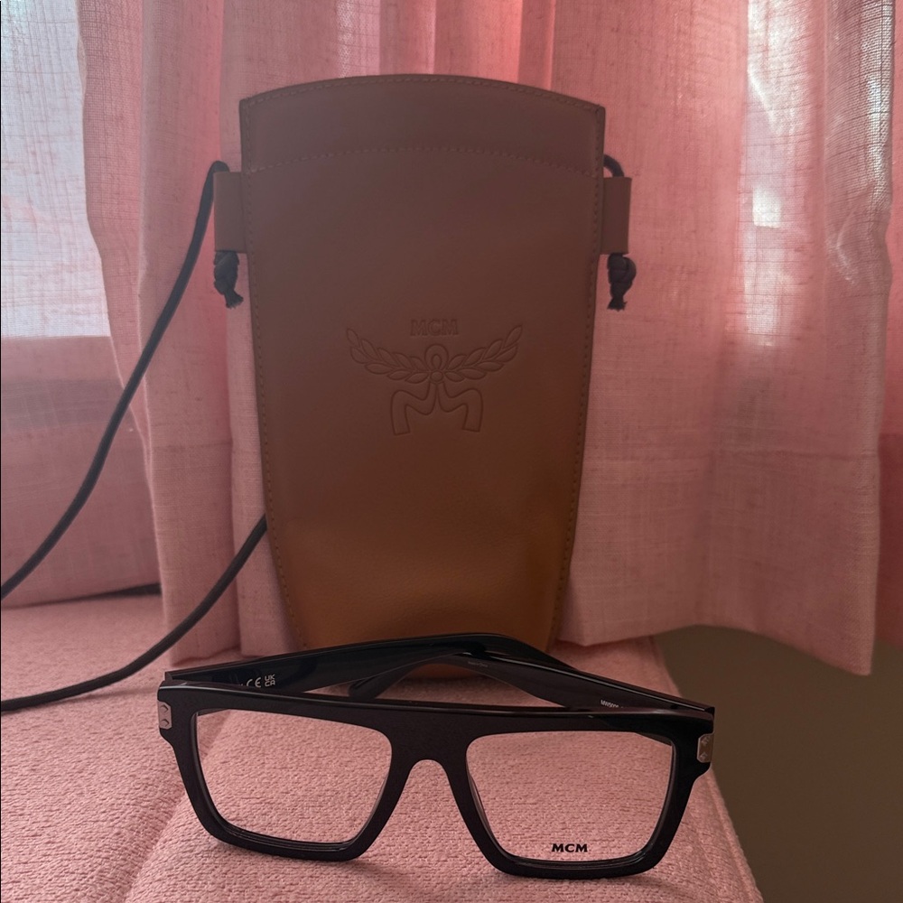 MCM prescription glasses and Pouch
